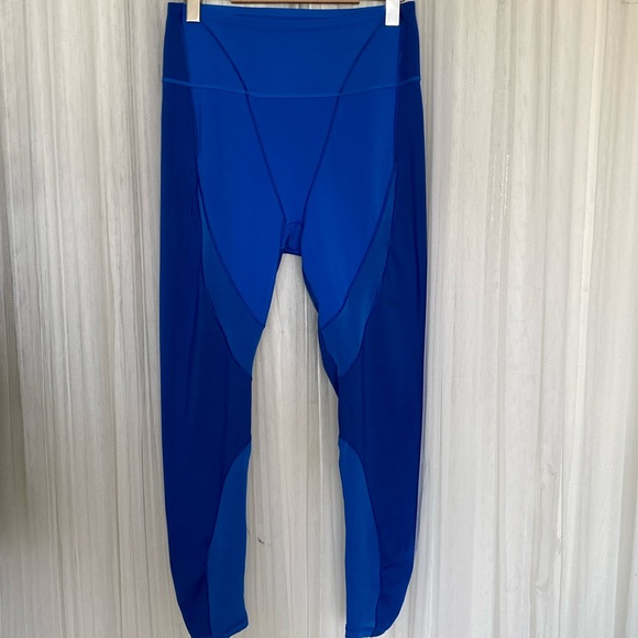 Adidas X Ivy Park cobalt, leggings tight rodeo mesh panel high waist, size M - Picture 3 of 17